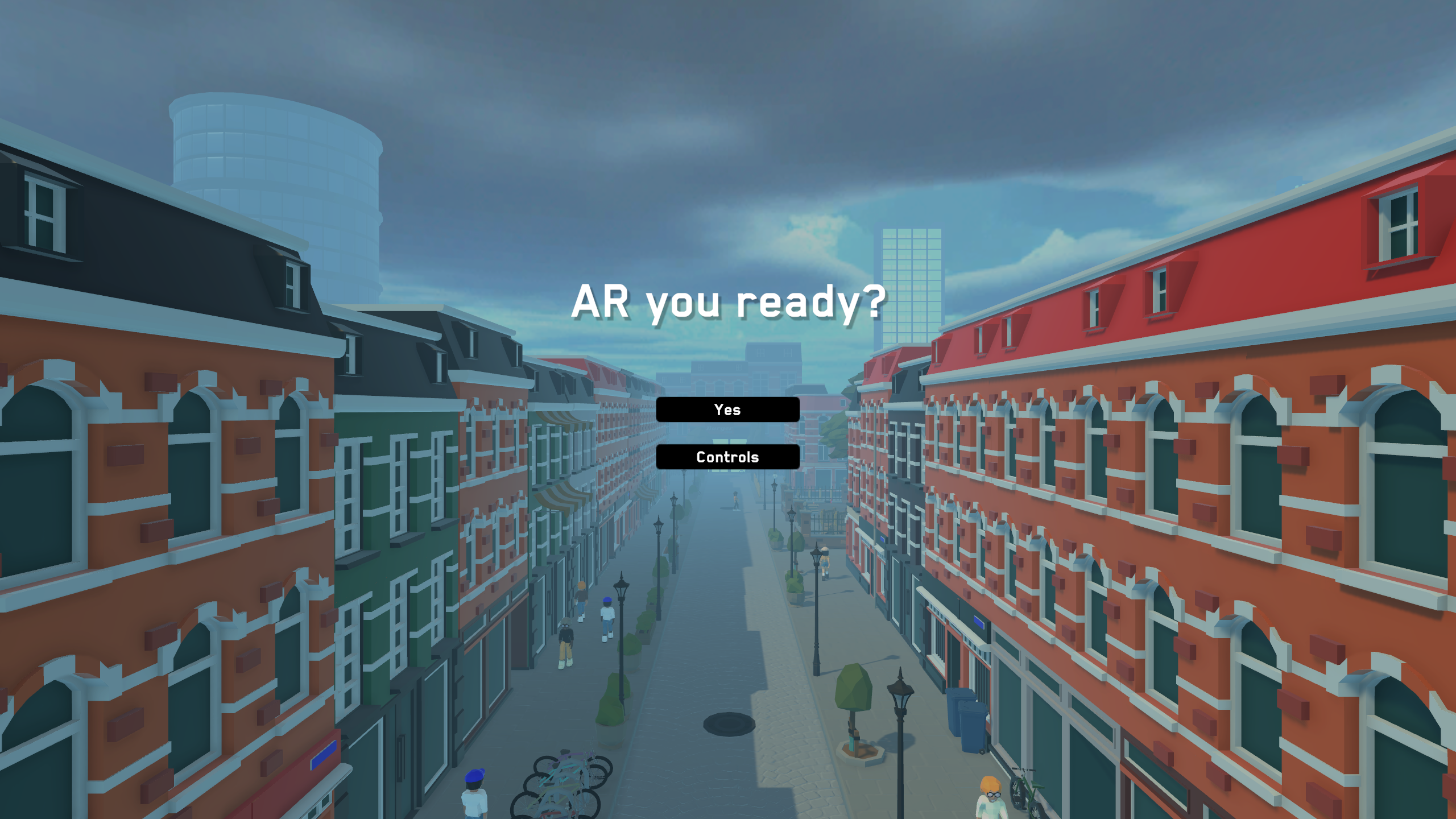 AR You Ready intro scene